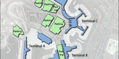Χάρτης της Logan airport terminal c