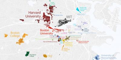 Χάρτης του πανεπιστημίου της Βοστώνης