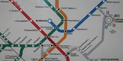Boston south station χάρτης