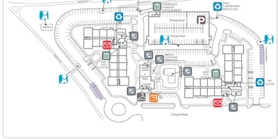 Χάρτης της Natick Mall