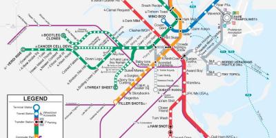 MBTA t χάρτης