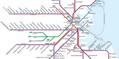 Βοστώνη σιδηροδρομικό σταθμό χάρτης