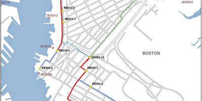 Χάρτης της easT Boston